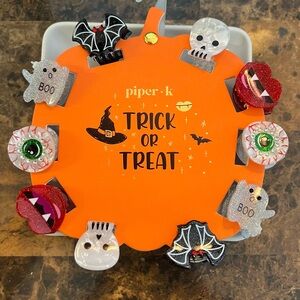 NWT Piper K Halloween Hair Clips Set